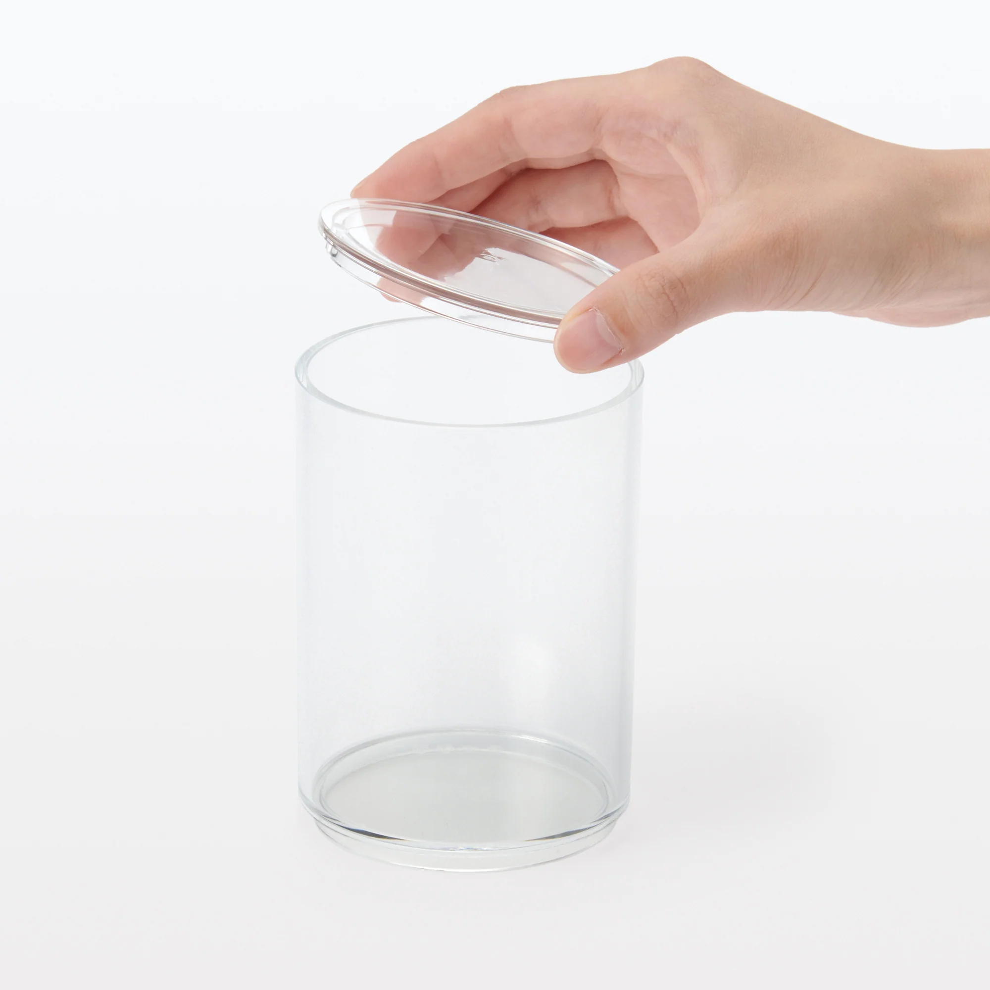 Acrylic Cylindrical Case with Lid - Image 4
