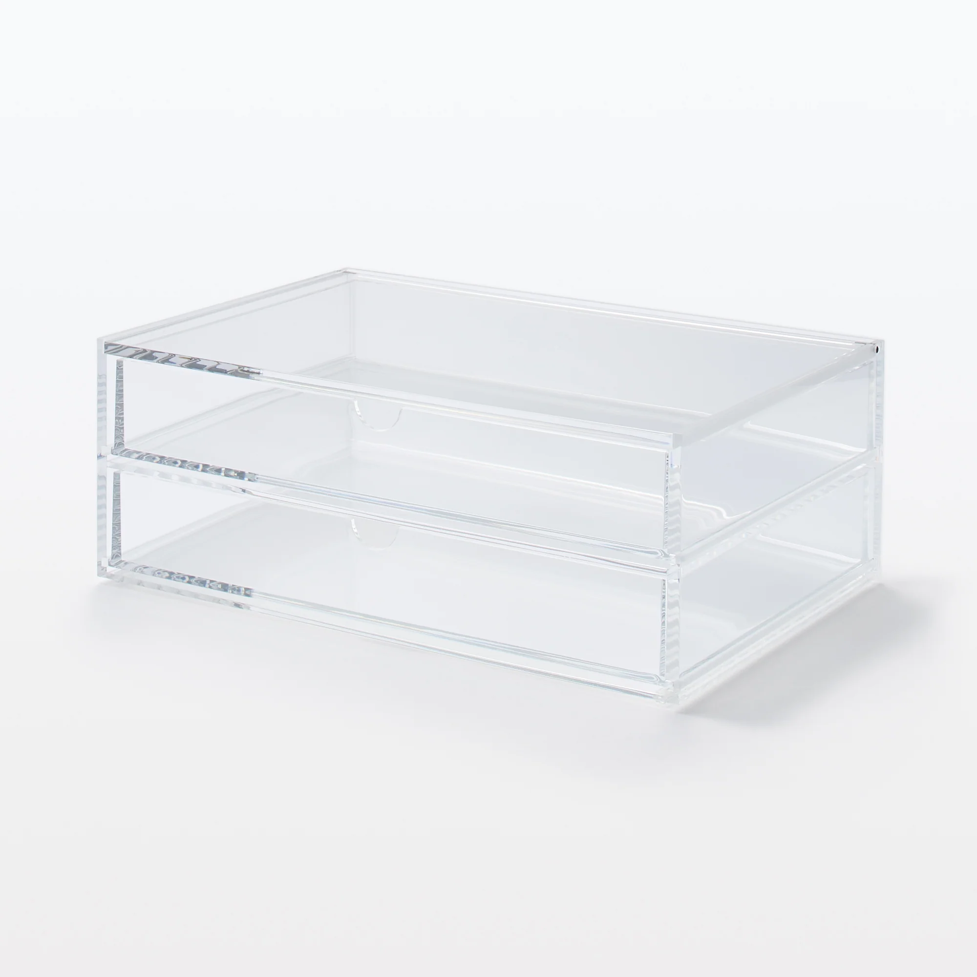 Acrylic Storage Large Case 2 Drawers - Image 9