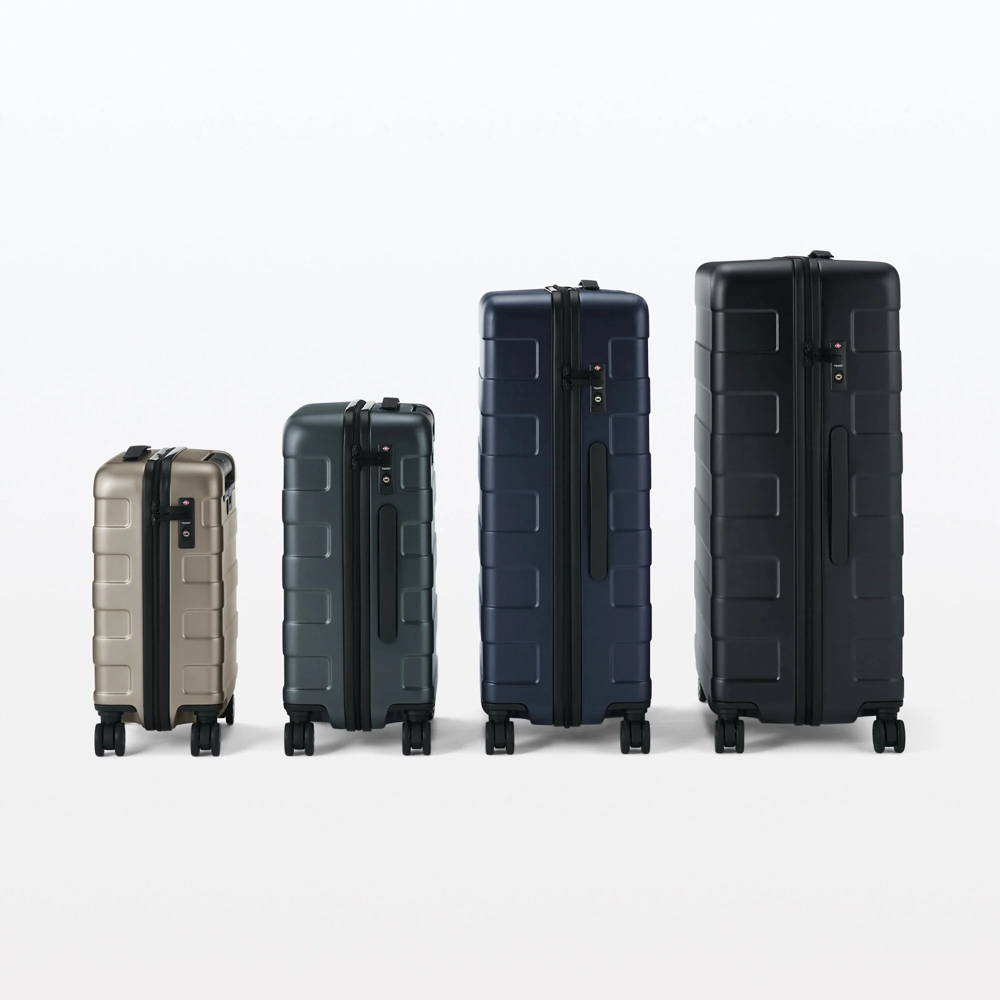Adjustable Handle Hard Shell Suitcase 75L - Khaki Green | Check-In - Image 21