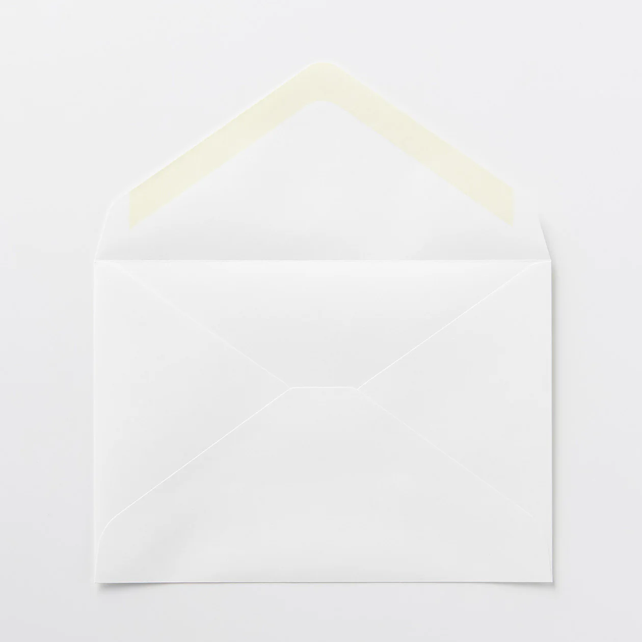Bamboo Horizontal Envelope - C6 - 5 Pieces - White - Image 2