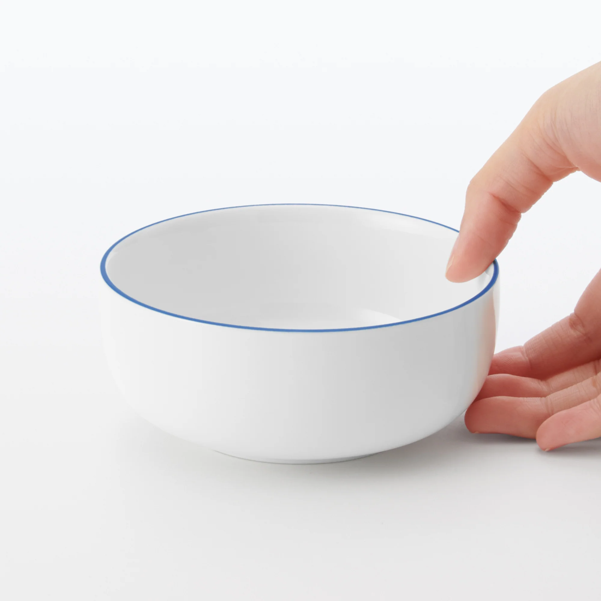 Everyday Tableware Bowl Small - Blue Stripe - Image 6