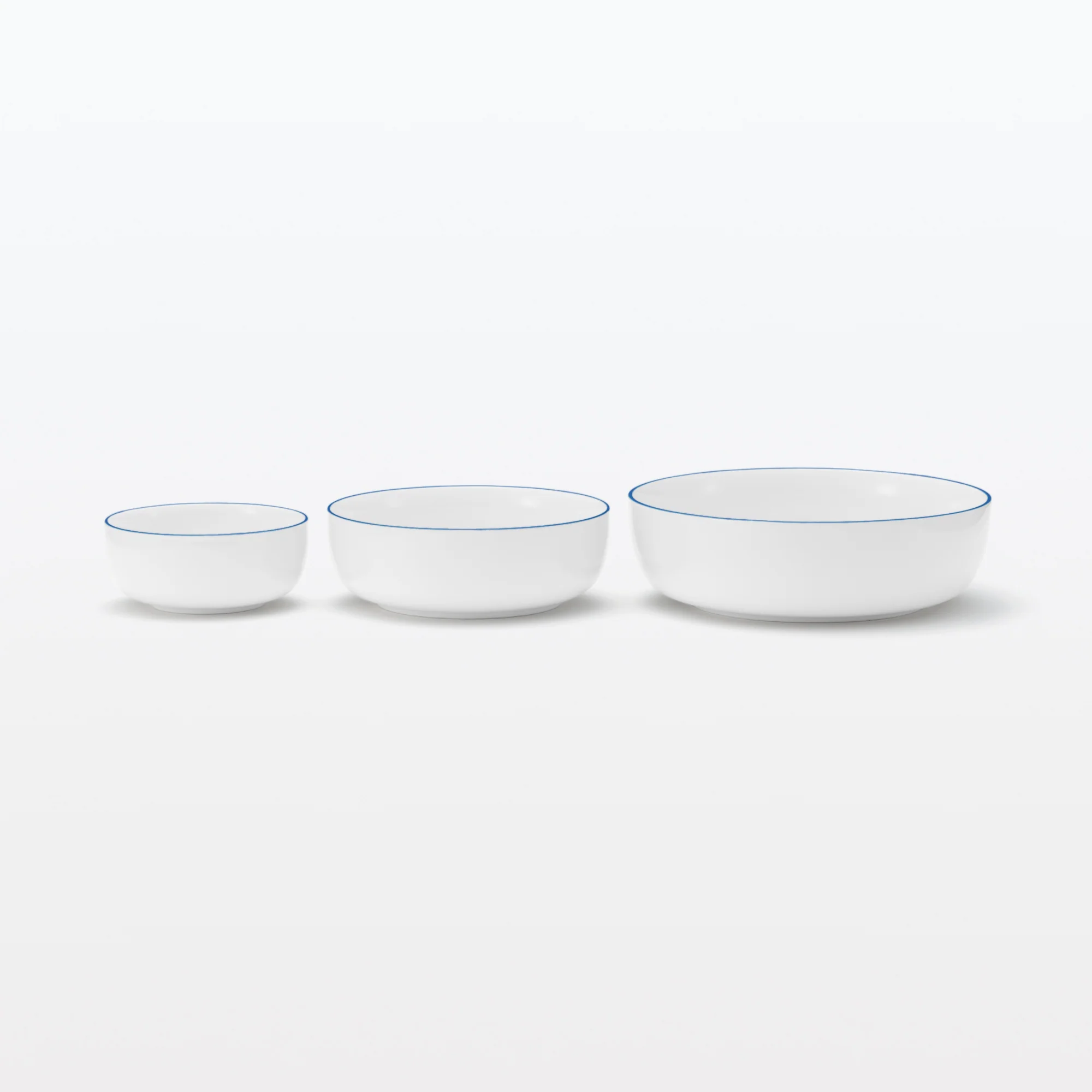 Everyday Tableware Bowl Small - Blue Stripe - Image 7