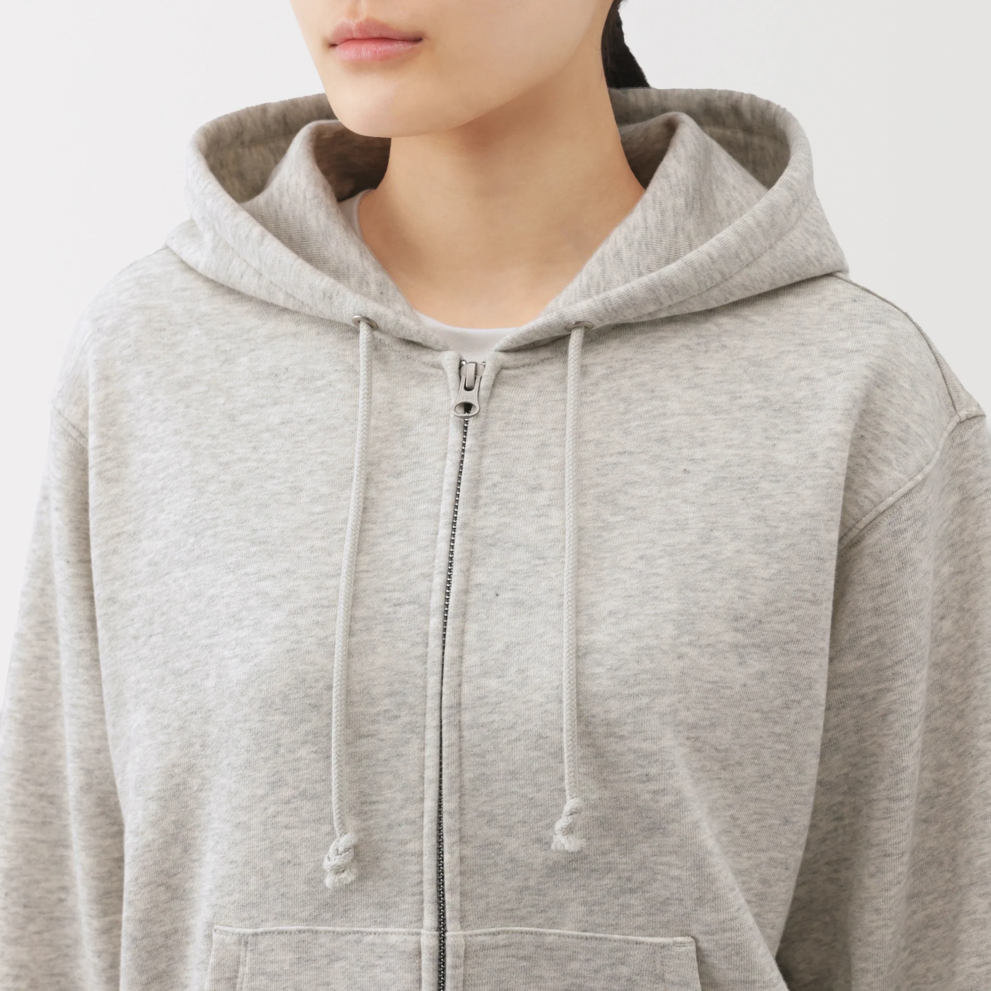 French Terry Zip-Up Hoodie - Image 7
