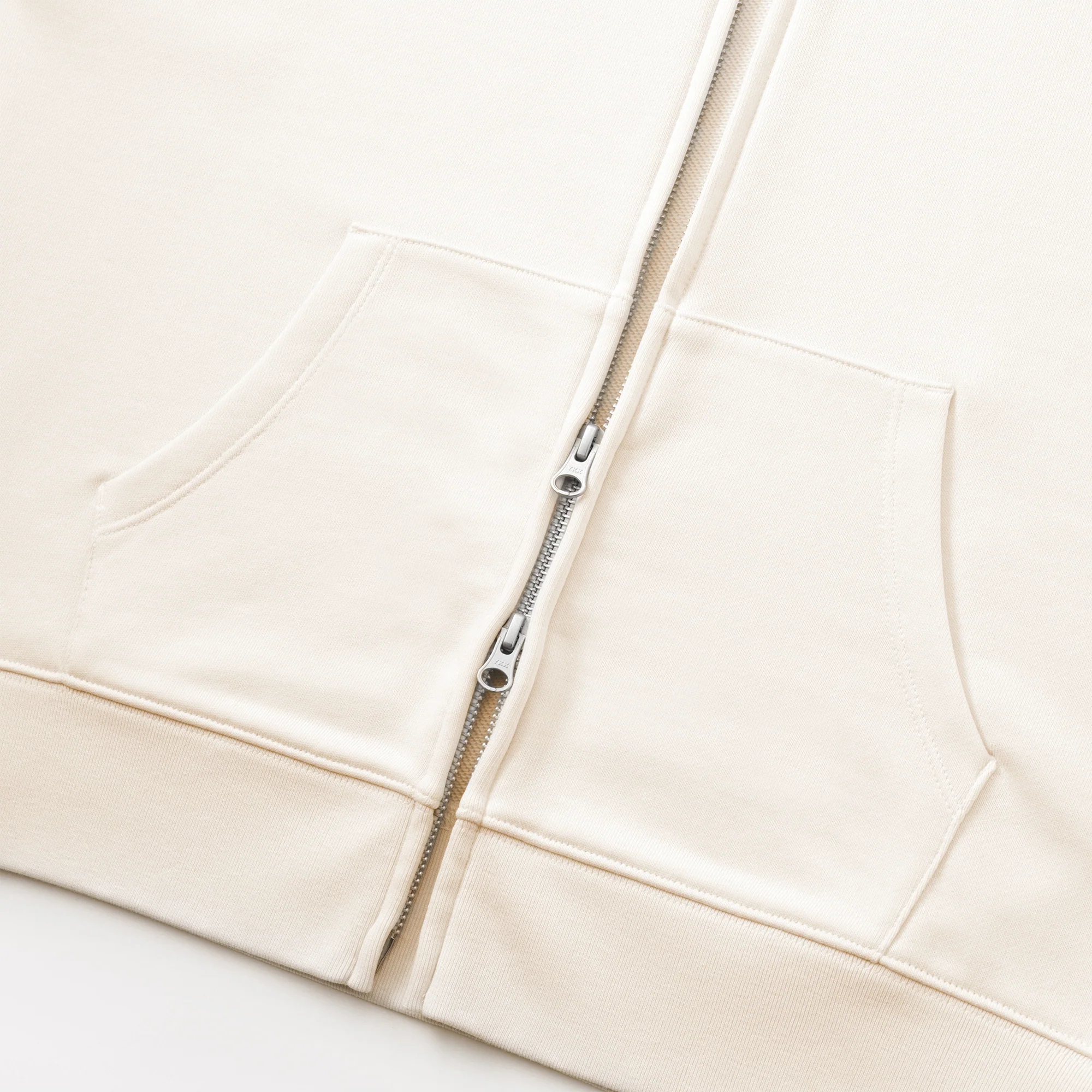 French Terry Zip-Up Hoodie - Image 9