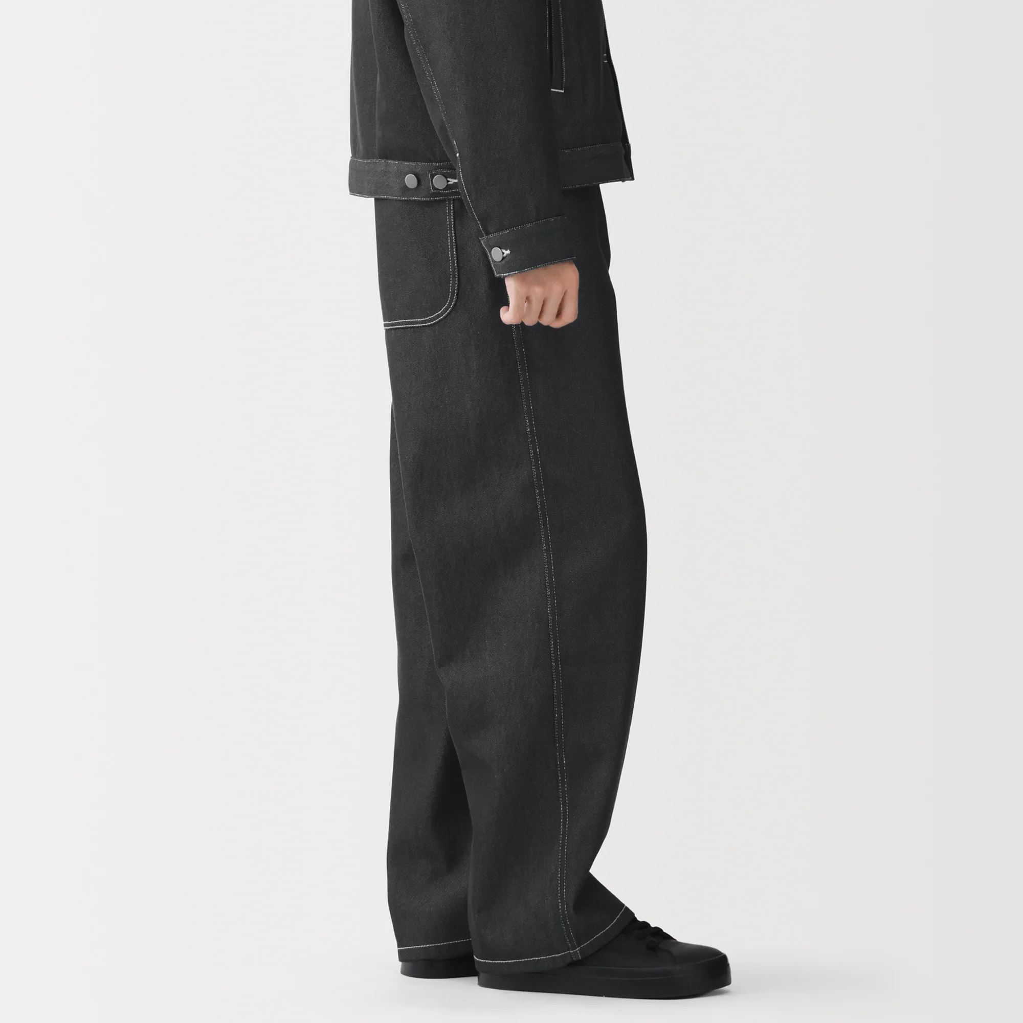 Labo Polyester Denim Work Pants - Image 5