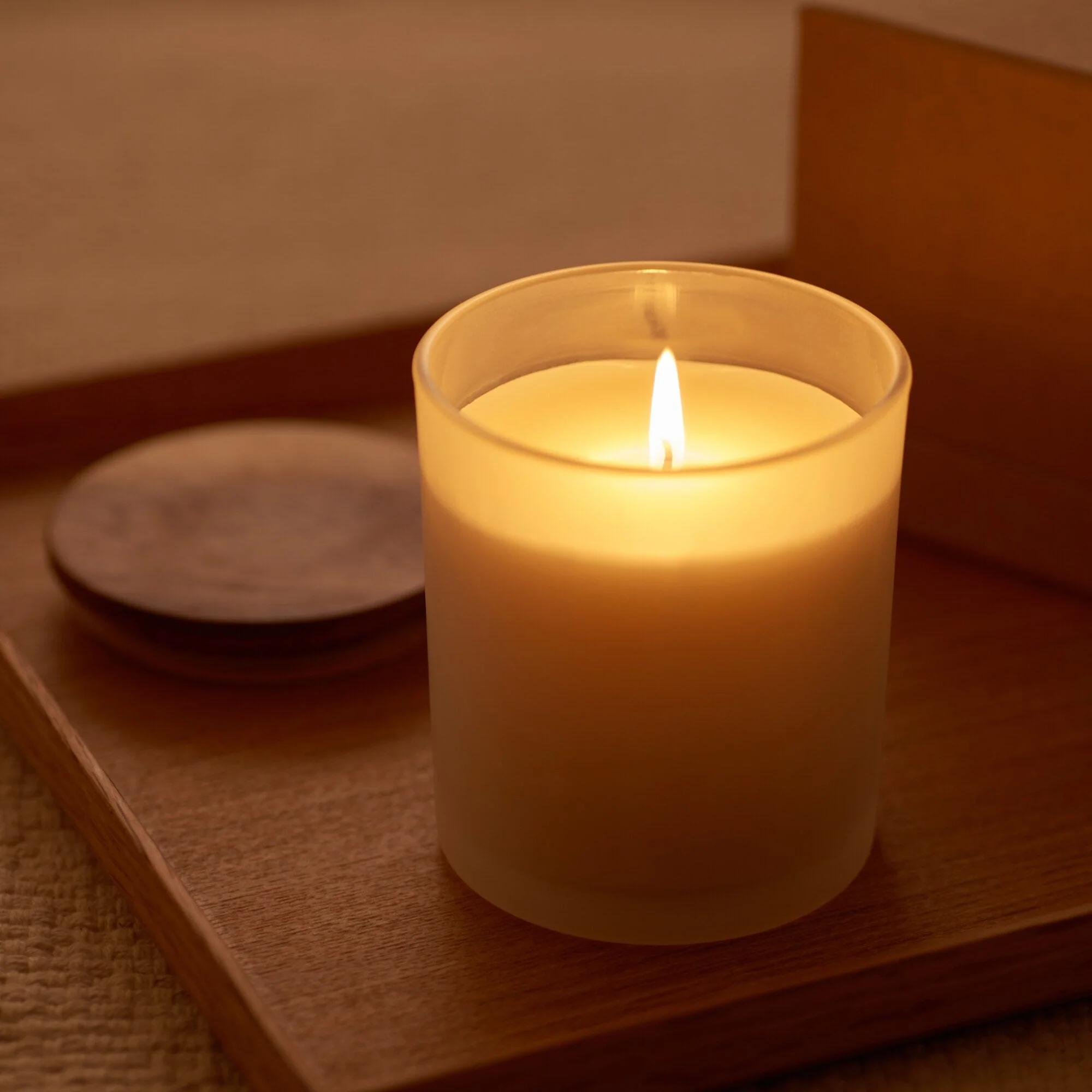 Scented Glass Candle - Citrus - Image 5