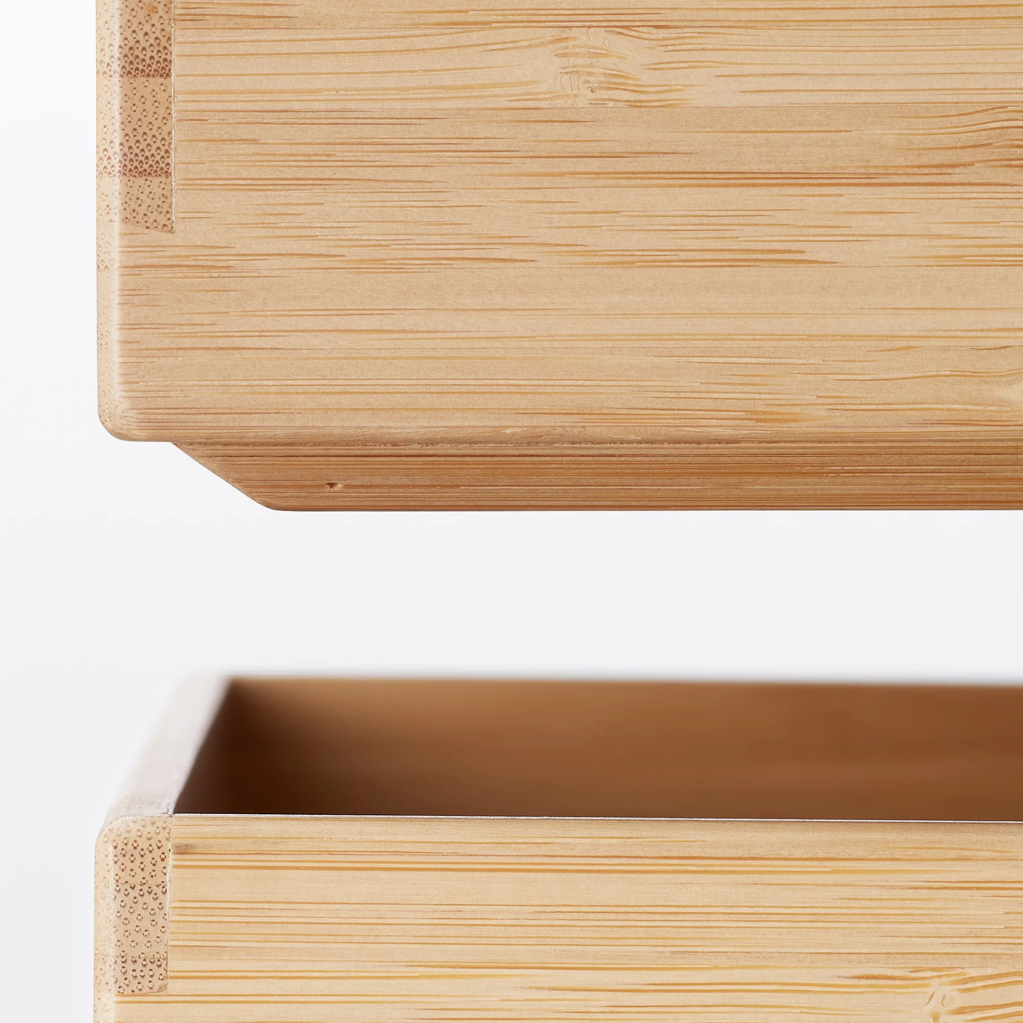 Stackable Bamboo Box - Medium (W14.6 x D10.2 x H6.5") - Image 7