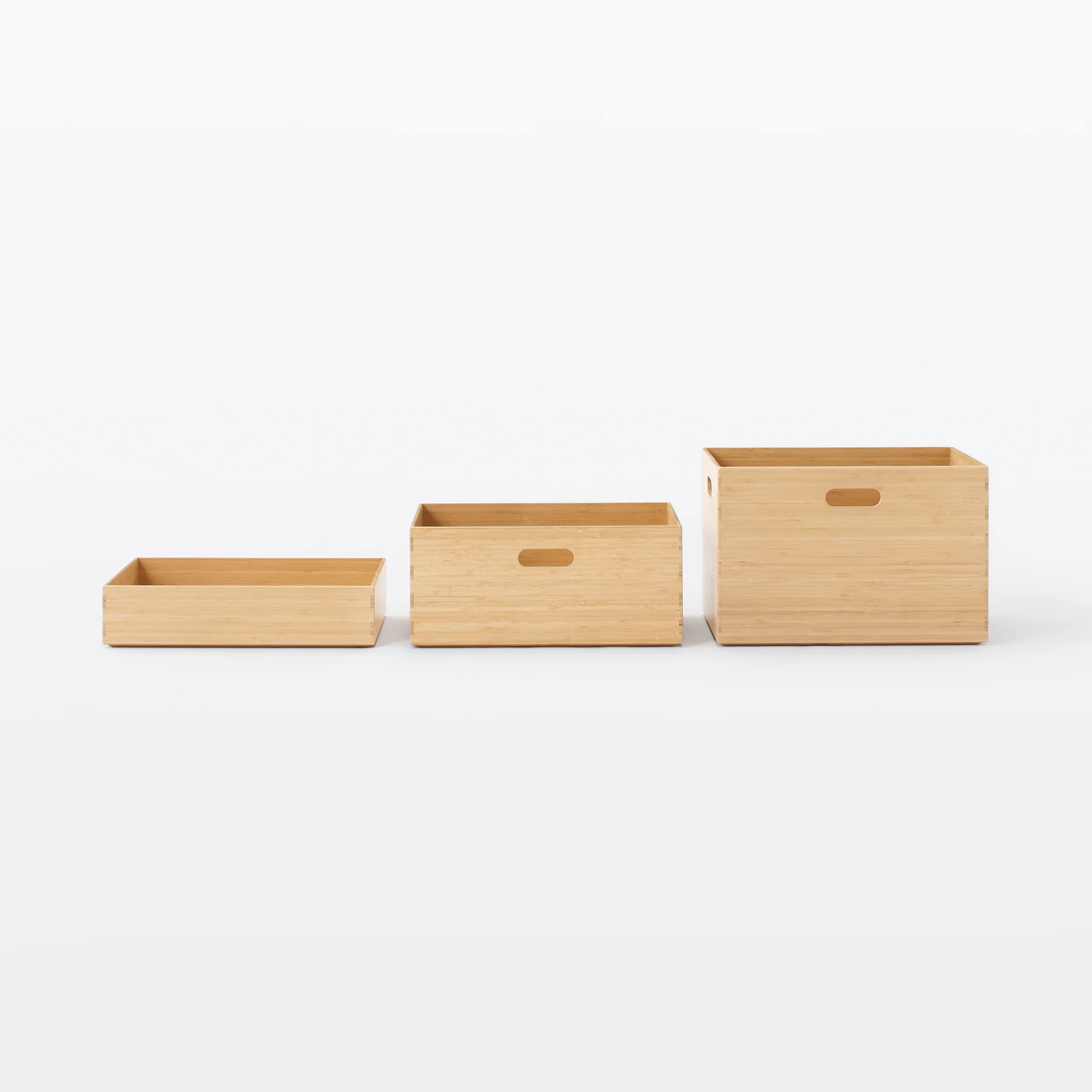Stackable Bamboo Box - Small (W14.6 x D10.2 x H3.3") - Image 10